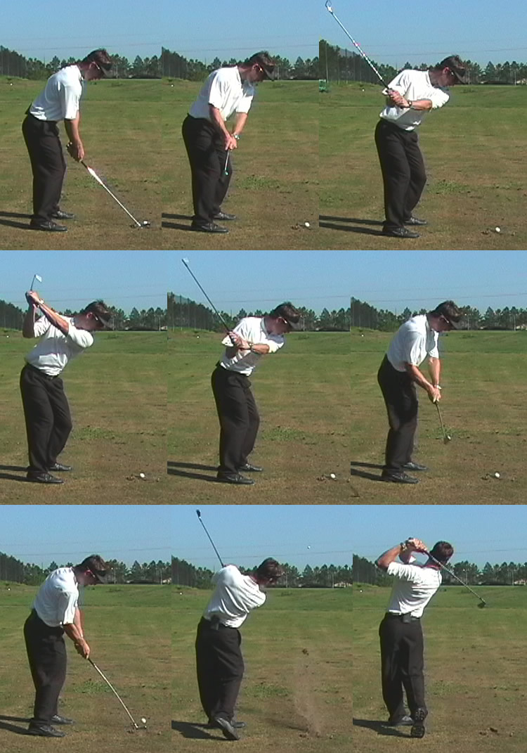 chuck quinton 6 iron rotary golf swing